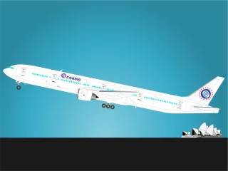 Aircraft Airplane Jet Stickdatei