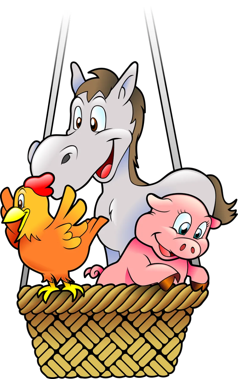 Animals Anthropomorphized animals Balloon Stickdatei – Fahrzeuge