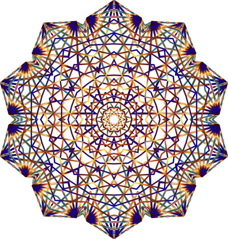 Abstract Chromatic Decorative Stickdatei – Kinder