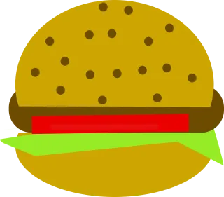 Hamburger Food Fast food Stickdatei