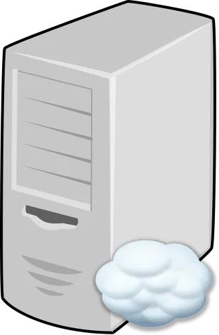 Cloud Server Computer Stickdatei