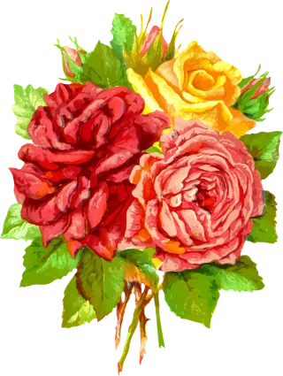 Flora Flower background Beautiful flowers Stickdatei