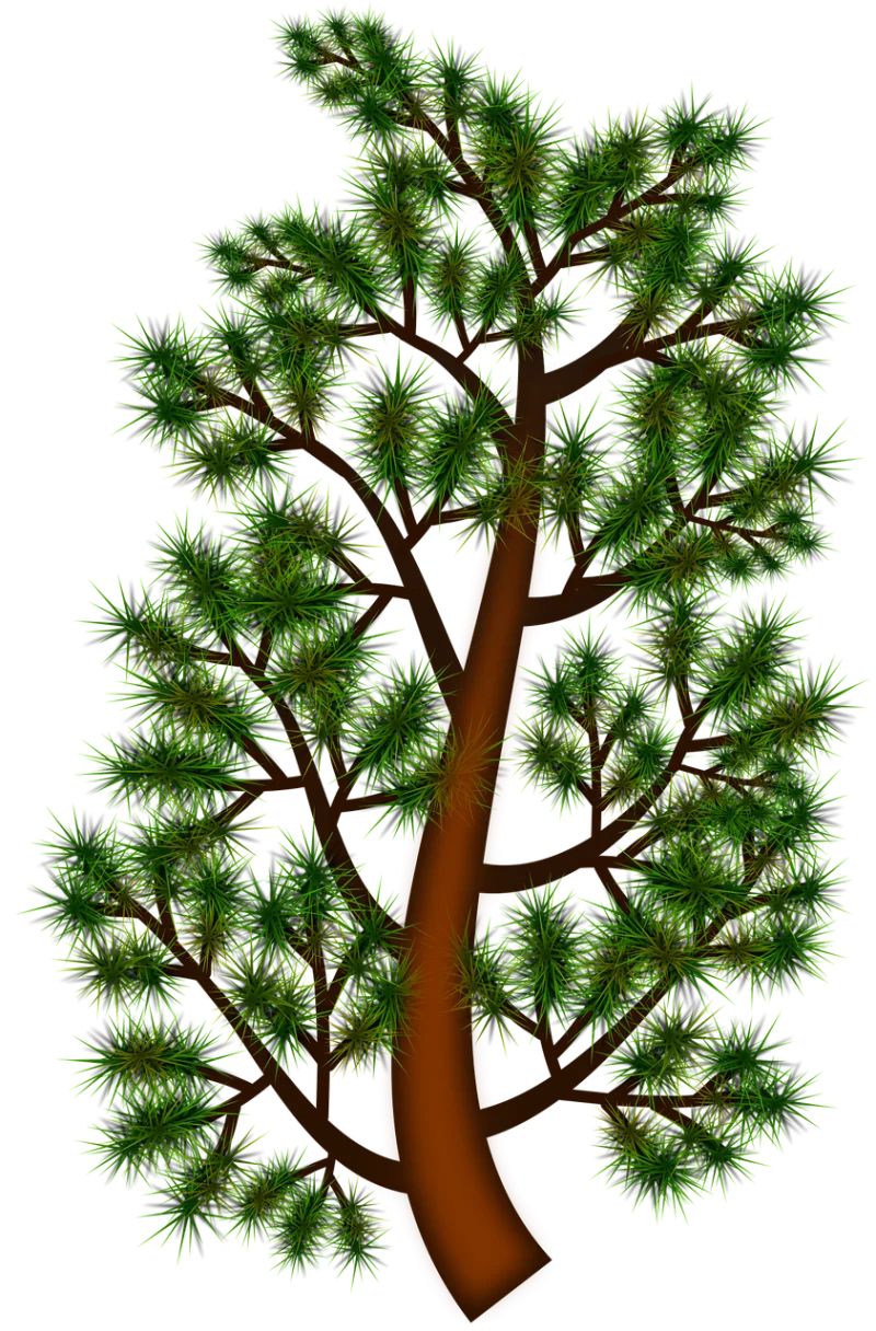 Branch Forest Green Stickdatei – Natur