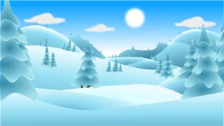 Landscape Winter Ice Stickdatei