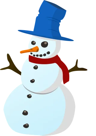 Snowman Winter Xmas Stickdatei