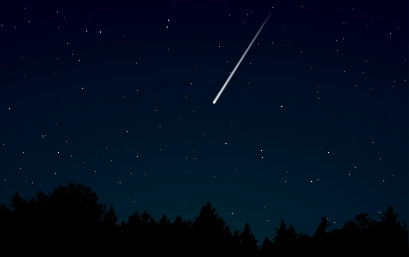 Shooting star Sky Night Stickdatei – Weihnachten