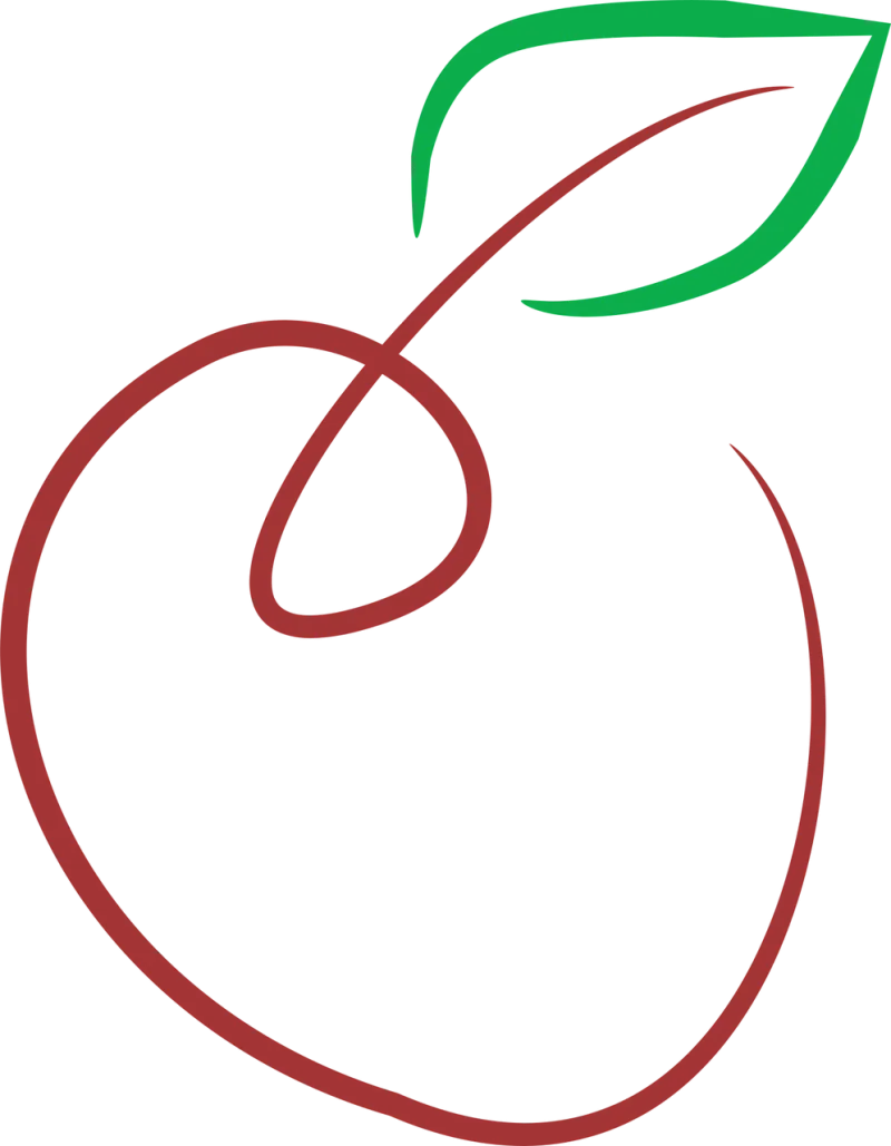 Apple Figures Fruit Stickdatei – Essen & Trinken