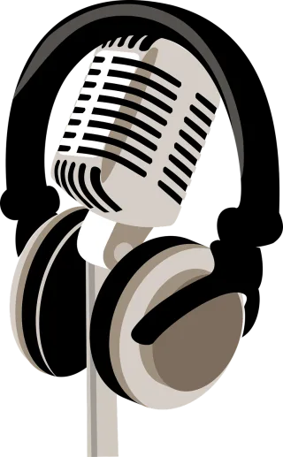 Headphones Microphone Sound Stickdatei