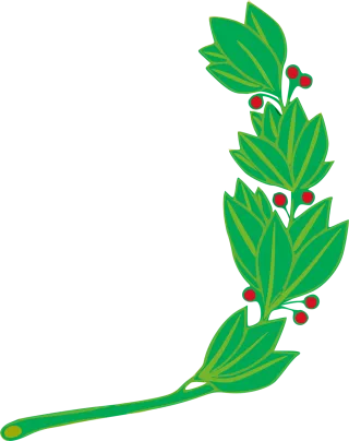 Branch Laurel Leaf Stickdatei
