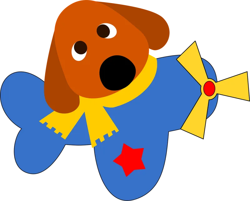 Baby decoration Dog Animal Stickdatei – Tiere