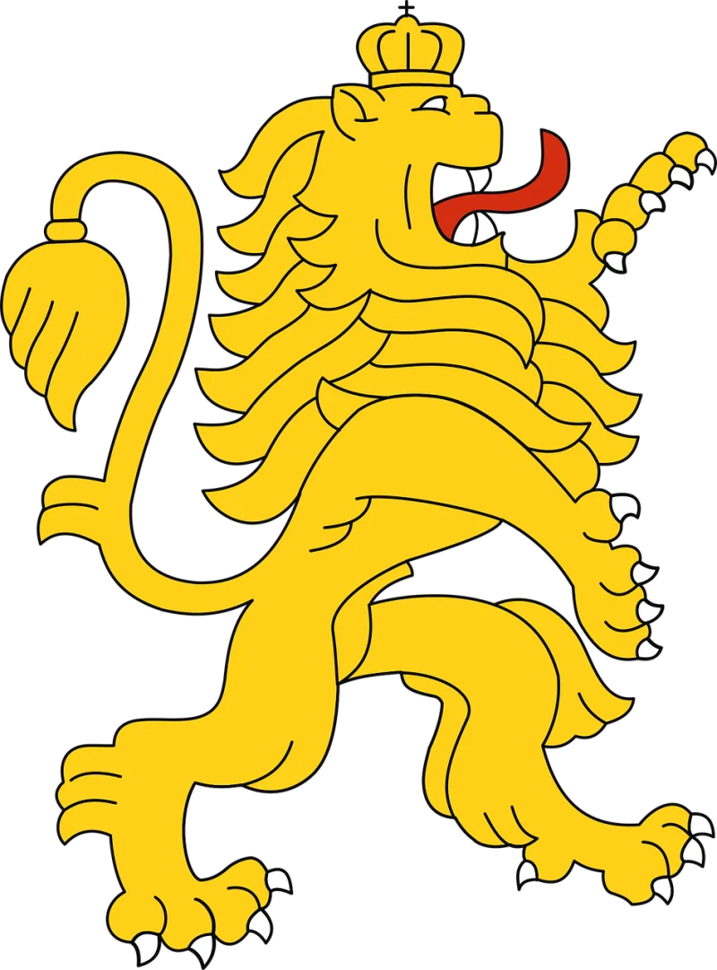 Animal Heraldry Lion Stickdatei – Tiere