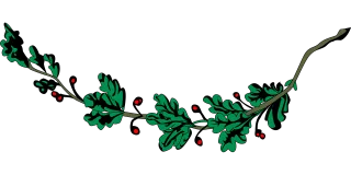 Branch Leaf Nature Stickdatei