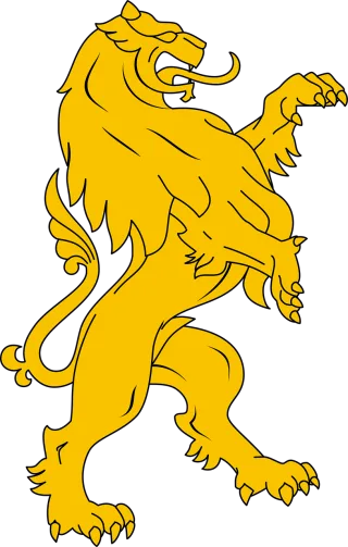 Animal Cat Heraldry Stickdatei