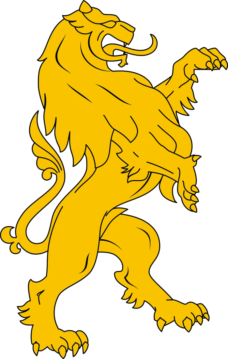 Animal Cat Heraldry Stickdatei – Tiere