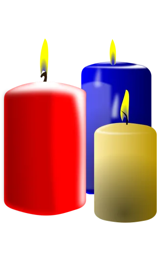 Candles Xmas Light Stickdatei