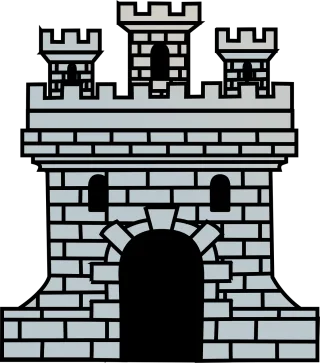 Building Castle Fort Stickdatei