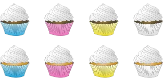 Cupcake Cupcakes Desserts Stickdatei