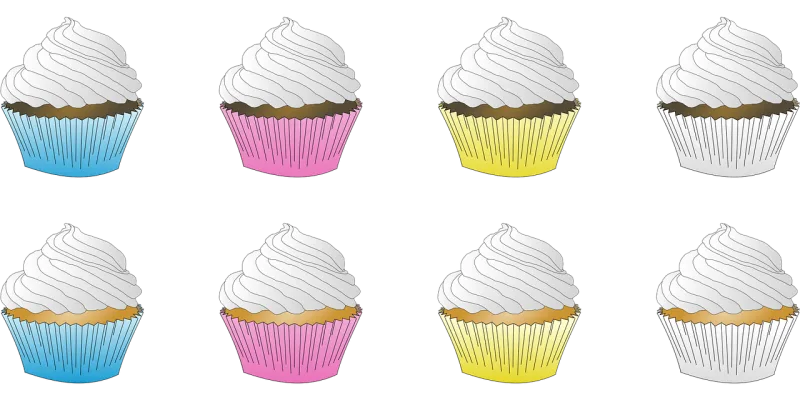 Cupcake Cupcakes Desserts Stickdatei – Kinder