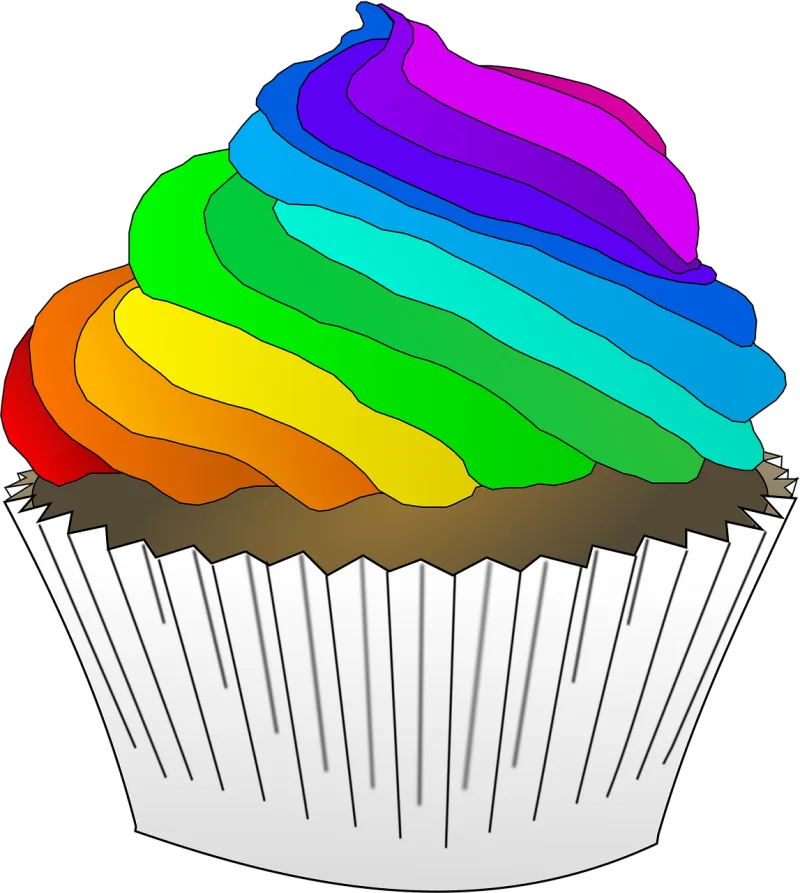 Chocolate Pride month Rainbow Stickdatei – Kinder
