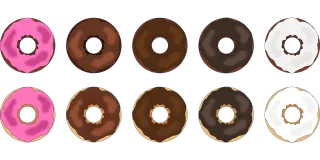 Assorted Chocolate Dessert Stickdatei
