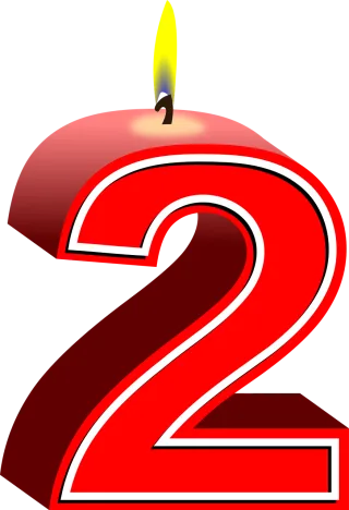 Candle Number Happy birthday Stickdatei