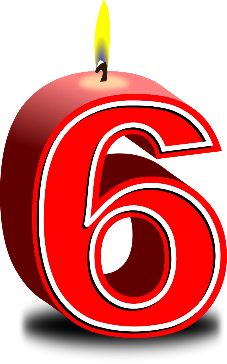 Candle Happy birthday Number Stickdatei – Herzen & Liebe