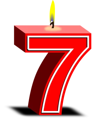 Candle Number Happy birthday Stickdatei