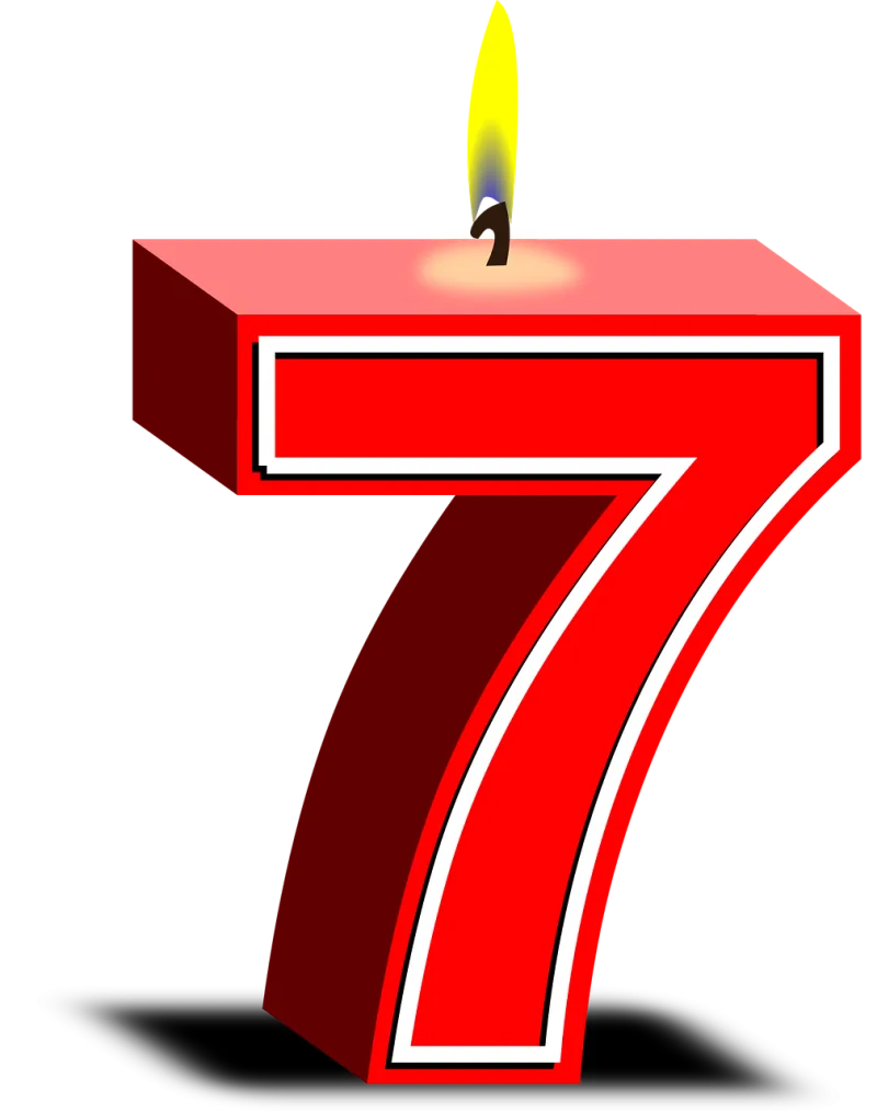 Candle Number Happy birthday Stickdatei – Weihnachten