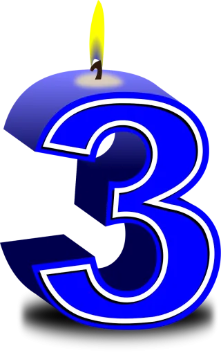 Numbers 3 Three Stickdatei