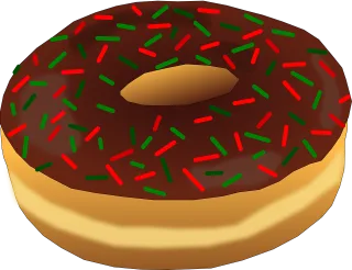 Christmas Dessert Donut Stickdatei