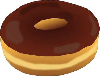 Chocolate Dessert Donut Stickdatei