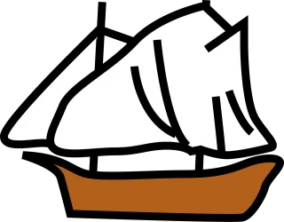 Boat Ocean Nature Stickdatei