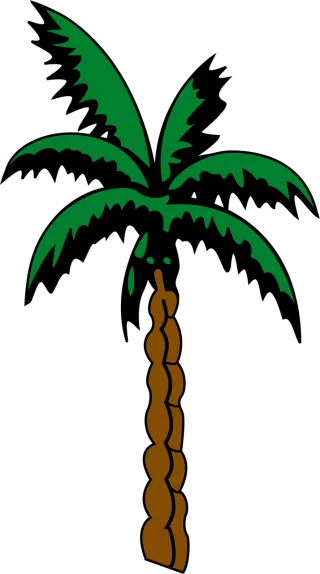 Palm Plant Tree Stickdatei
