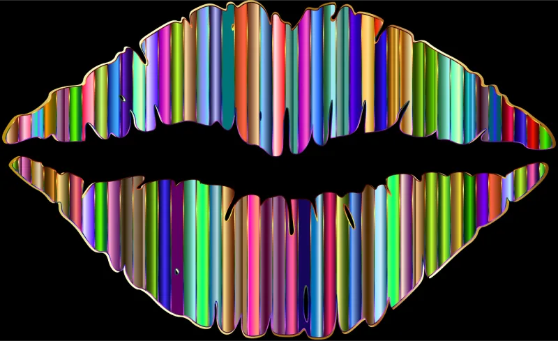 Abstract Art Chromatic Stickdatei – Herzen & Liebe