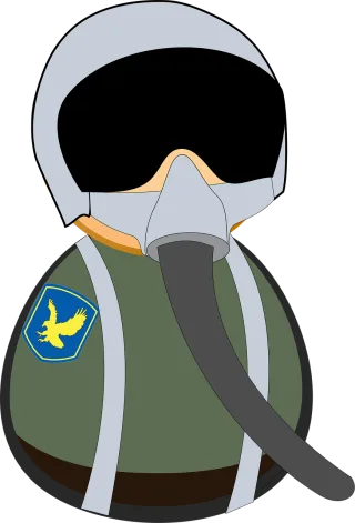 Airborne Air force Airplane Stickdatei
