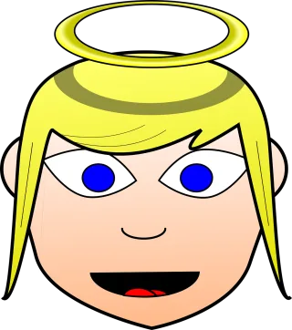 Angel Comic characters Dress-up head Stickdatei