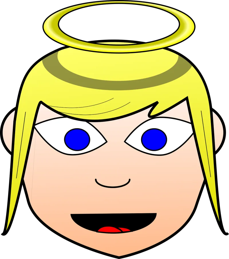 Angel Comic characters Dress-up head Stickdatei – Weihnachten