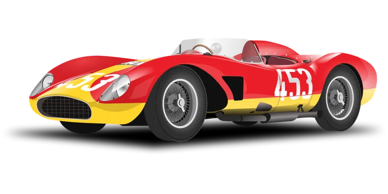 Automobile Car Racing Stickdatei – Fahrzeuge
