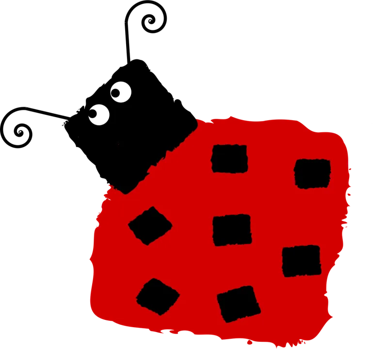 Ladybug Ladybird Beetle Stickdatei – Tiere