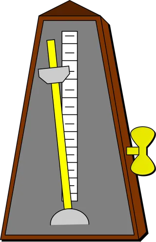 Beat Metronome Music Stickdatei