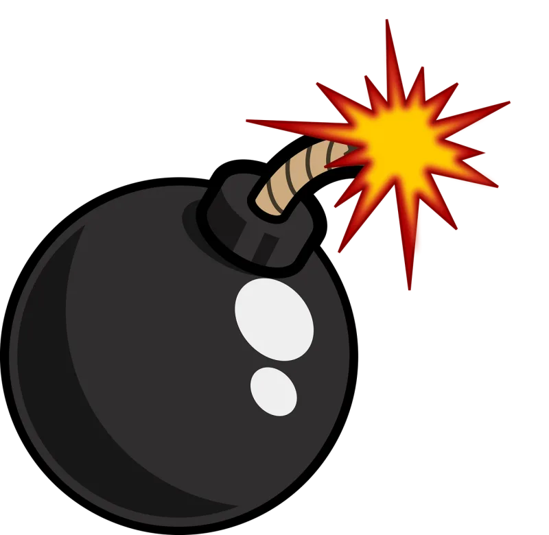 Bomb Cartoon Iconic Stickdatei – Fahrzeuge