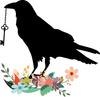 Animal Flower wallpaper Bird Stickdatei