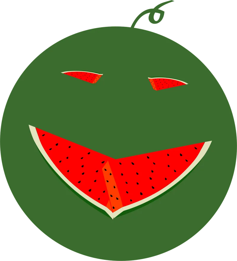 Watermelon Face Fruit Stickdatei – Essen & Trinken
