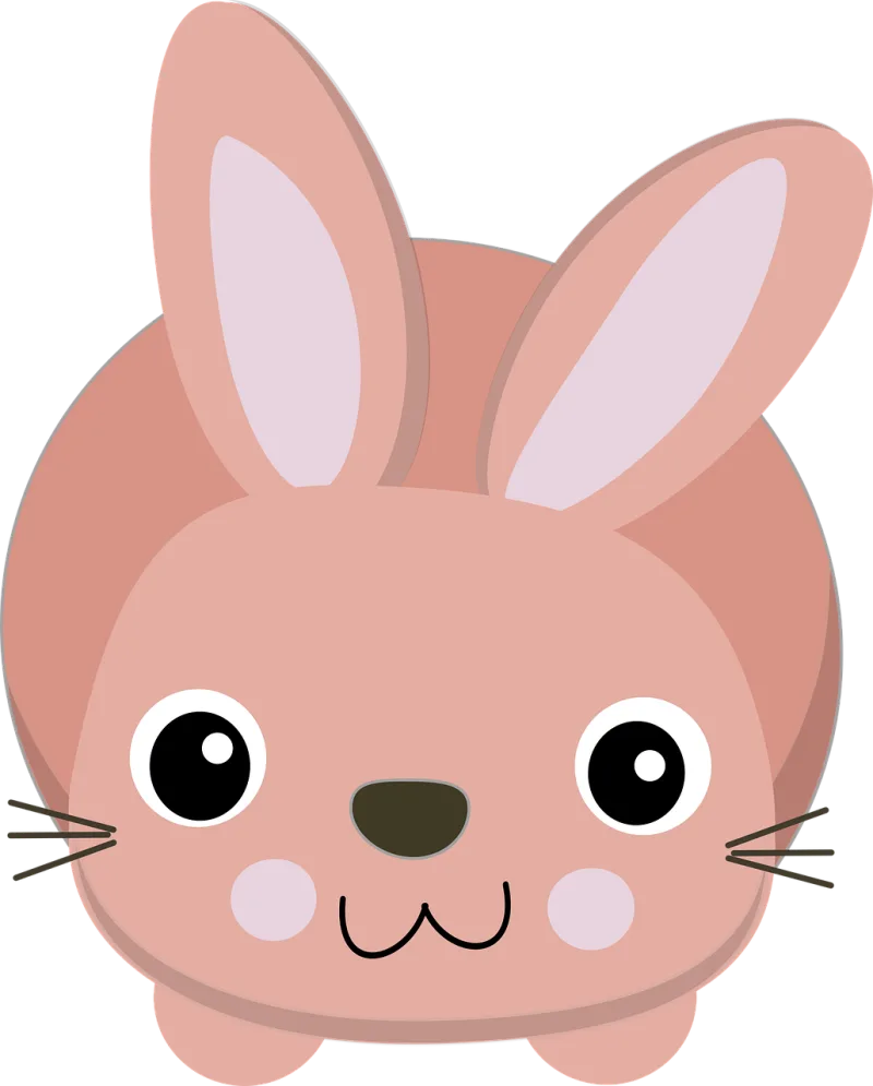 Bunny Cartoon Rabbit Stickdatei – Tiere