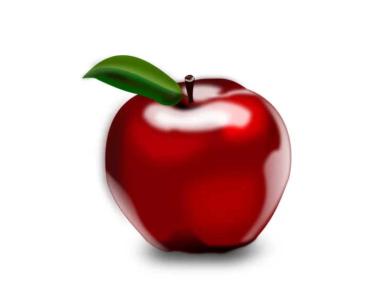 Apple Fruit Red Stickdatei – Natur