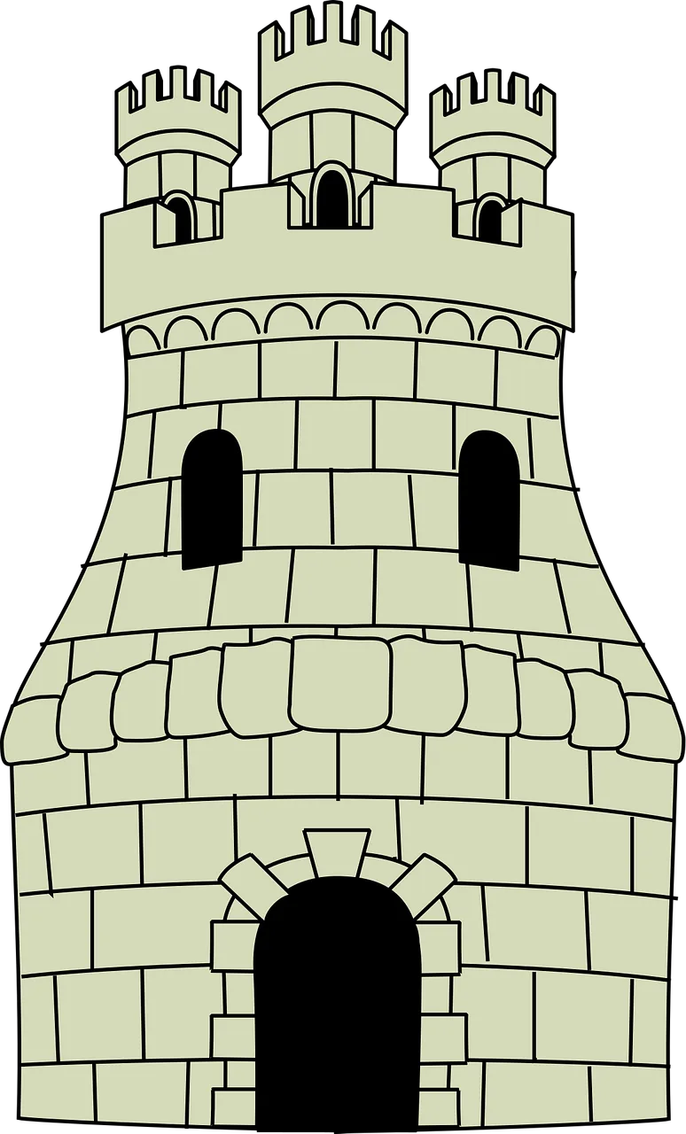 Building Castle Fort Stickdatei – Kinder