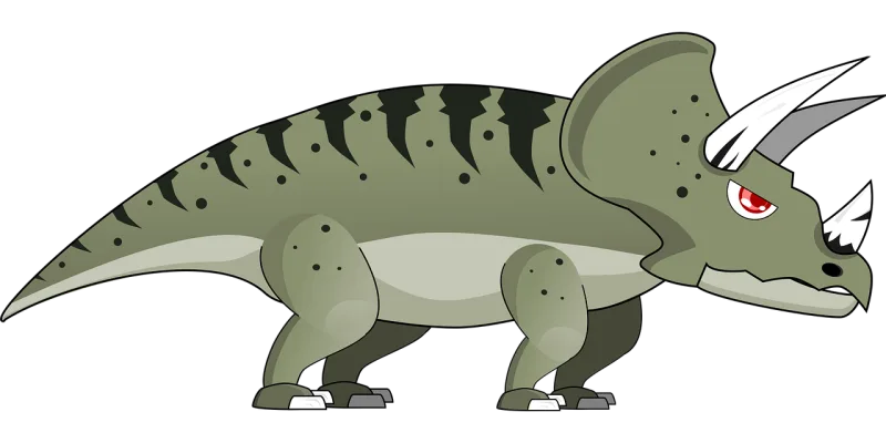Dino Dinosaur Triceratops Stickdatei – Kinder