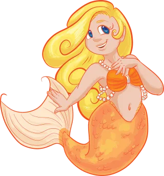 Blonde Cartoon Comic Stickdatei