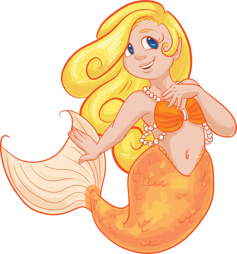Blonde Cartoon Comic Stickdatei – Kinder