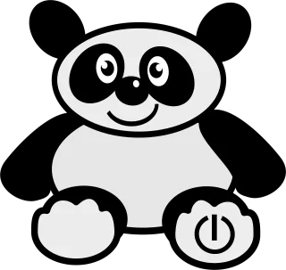 Panda Bear Cute Stickdatei
